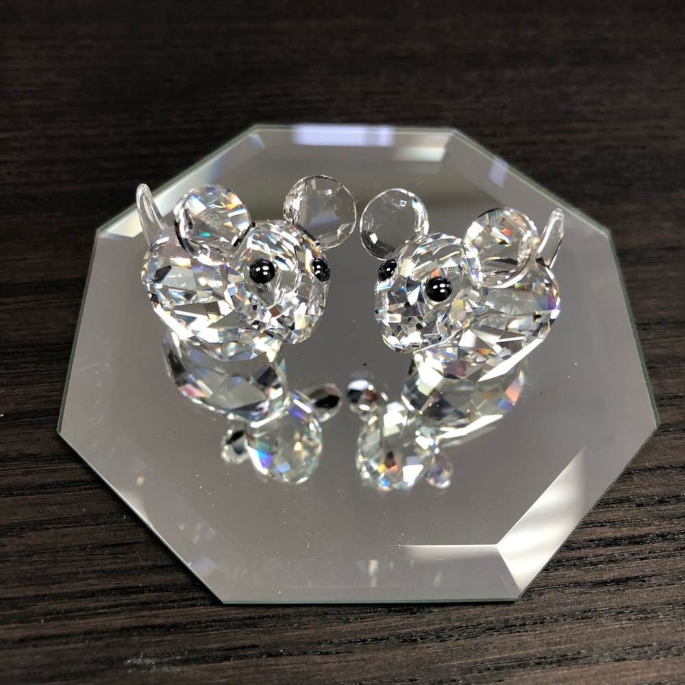 Swarovski Lovlot Collectible Mice Joe & Harry